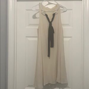 Knee length sleeveless dress